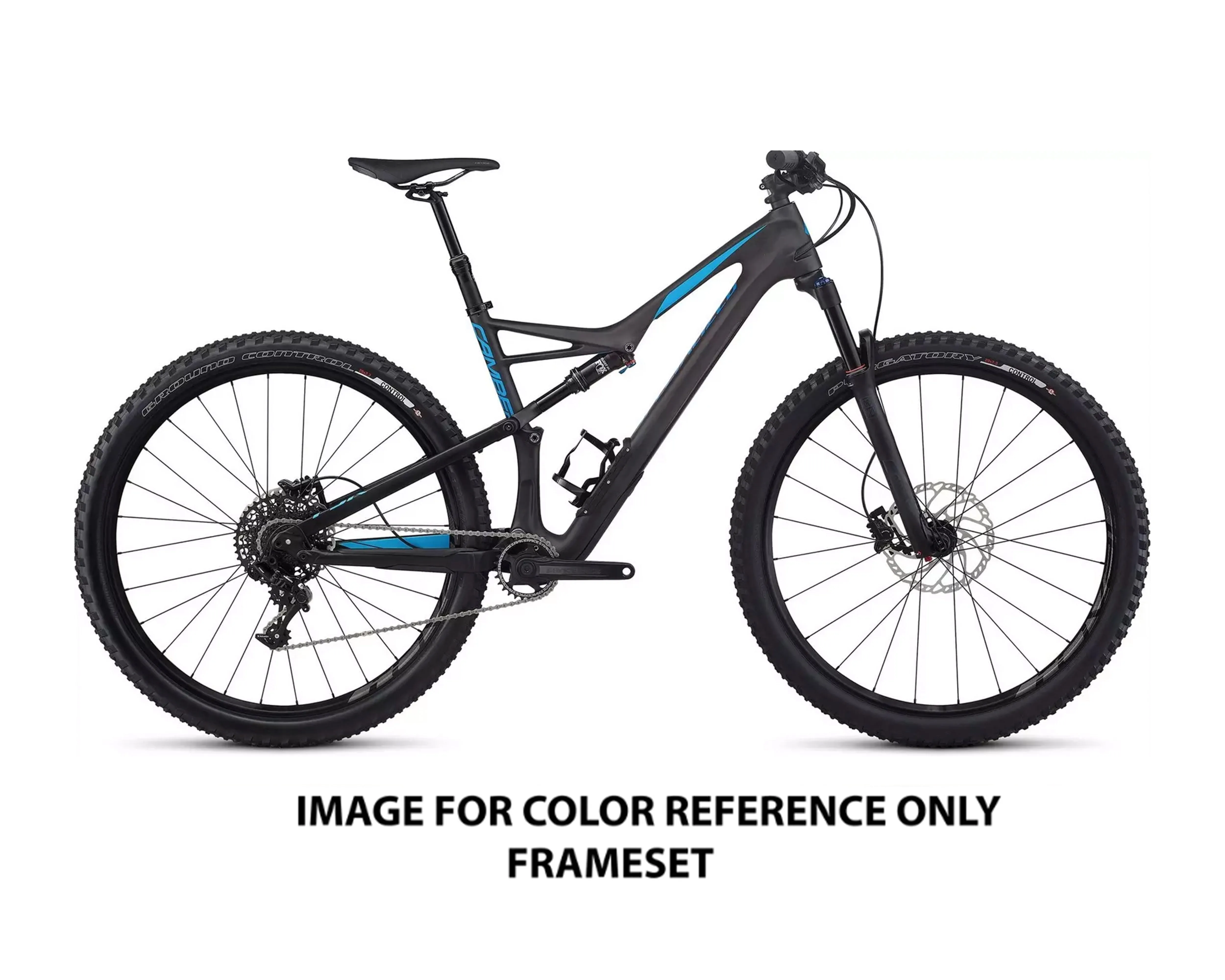 2017 Specialized Camber FSR Comp Carbon 29 (FRAMESET ONLY) Carb/NenBlu XL