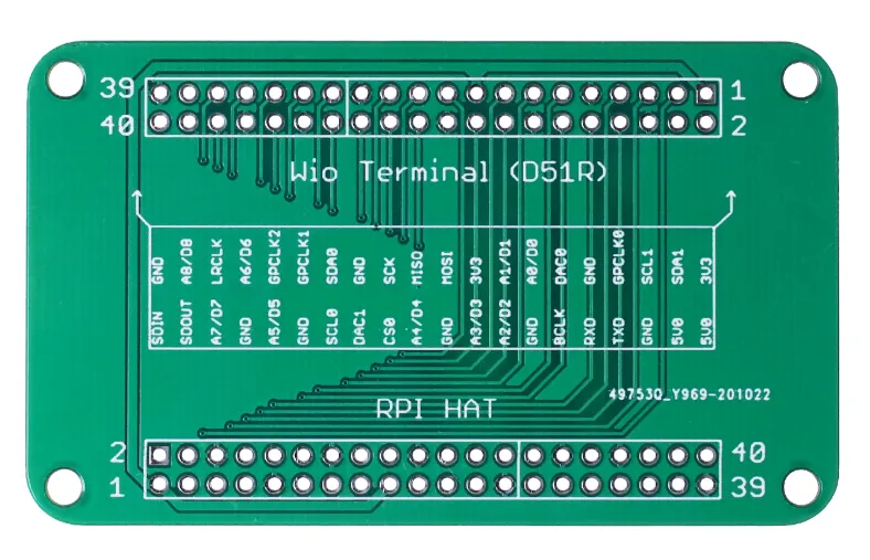 40 Pin Raspberry Pi Hat Adapter Board For Wio Terminal