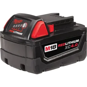 48-11-1840 M18 18 Volt Lithium-Ion Cordless REDLITHIUM XC 4.0Ah Extended Capacity Battery Pack