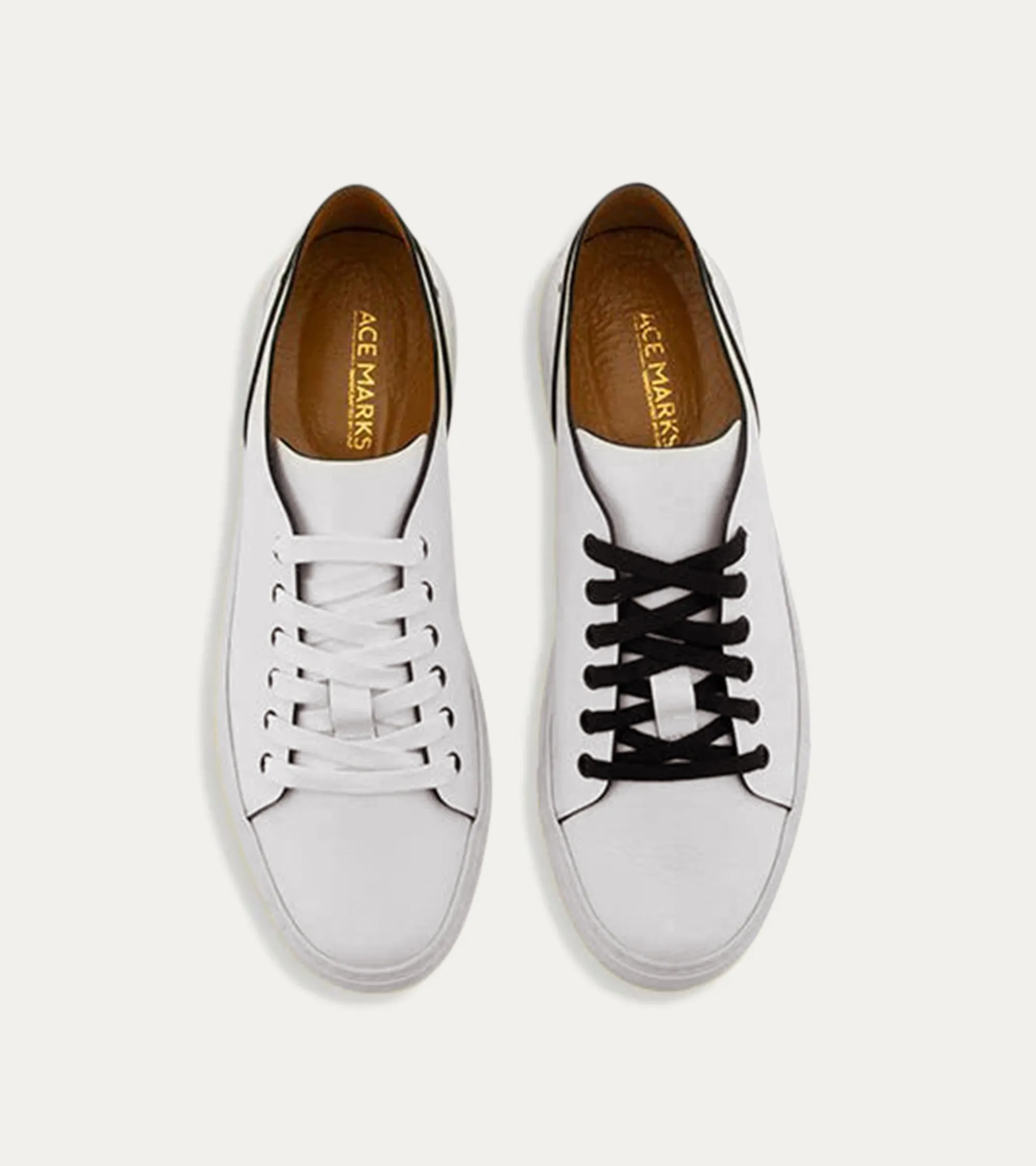 Art Thin Leather Sneaker in White