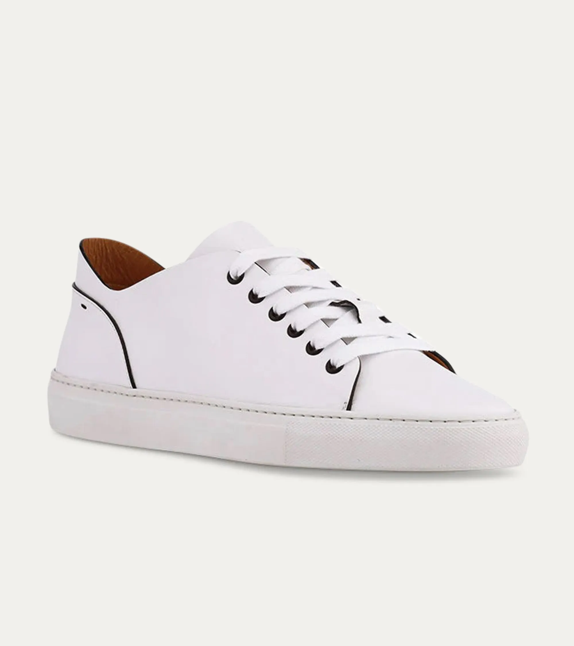 Art Thin Leather Sneaker in White