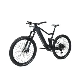 Bakcou Carbon Alpha Full Suspension Electric Mountain Bike, Bafang M600 500W Motor