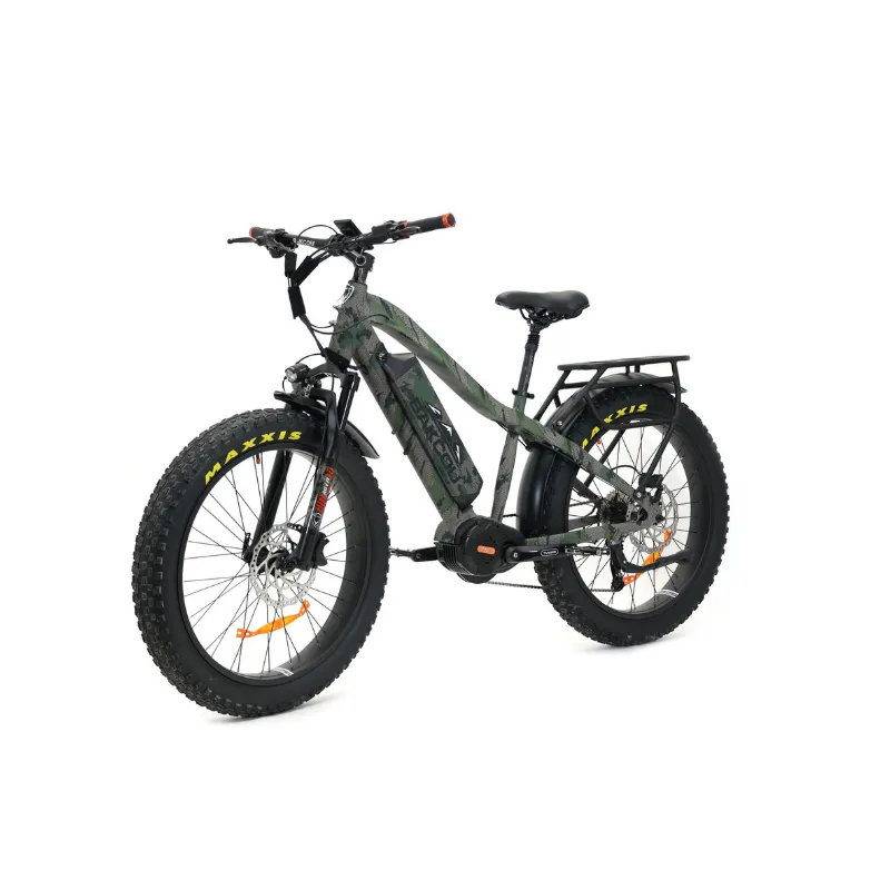 Bakcou Mule Mid-Drive Fat Tire Electric Bike, 1000W