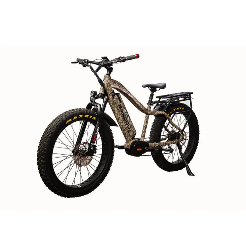 Bakcou Mule Mid-Drive Fat Tire Electric Bike, 1000W