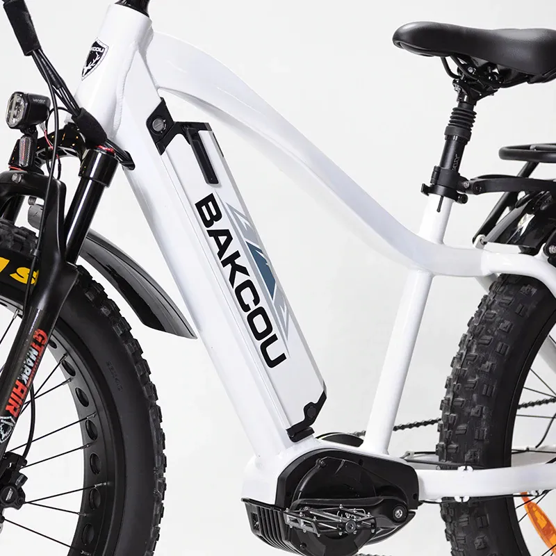 Bakcou Mule Mid-Drive Fat Tire Electric Bike, 1000W