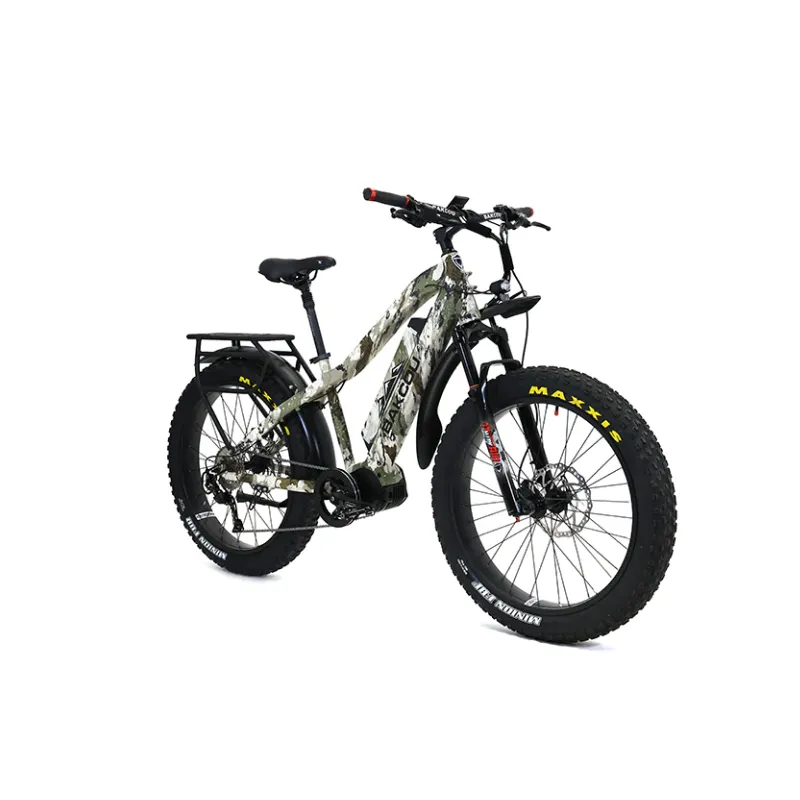 Bakcou Mule Mid-Drive Fat Tire Electric Bike, 1000W