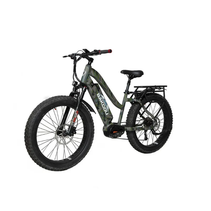 Bakcou Mule Step-Through (ST) 24" Fat Tire Electric Bike, 1000W