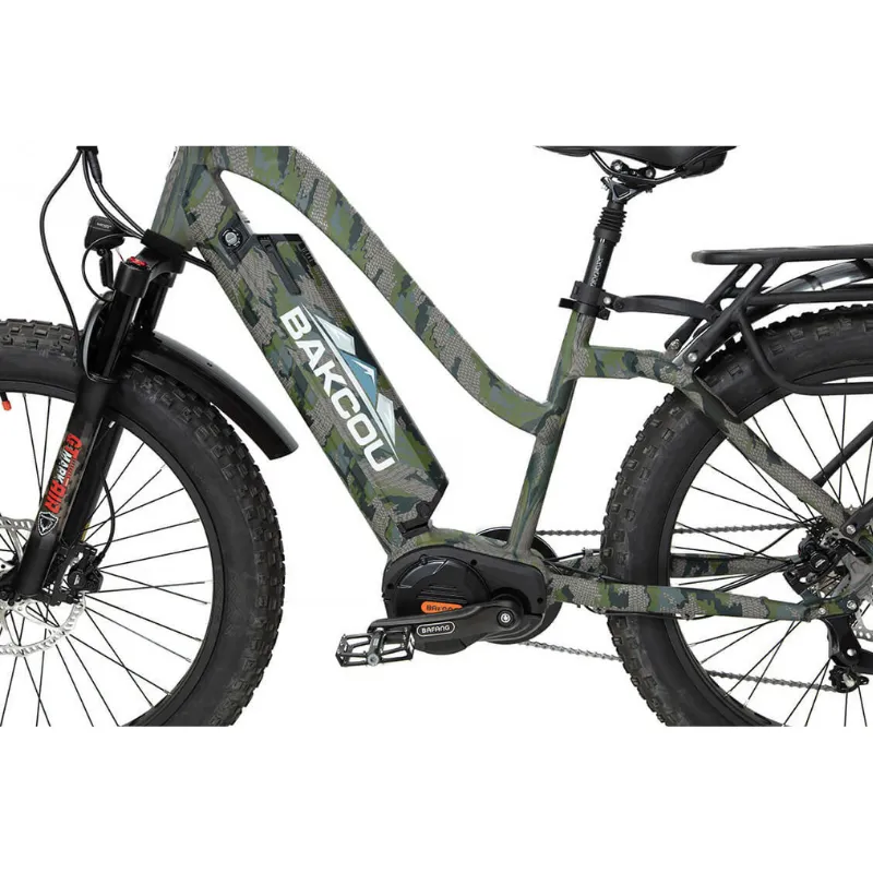 Bakcou Mule Step-Through (ST) 24" Fat Tire Electric Bike, 1000W