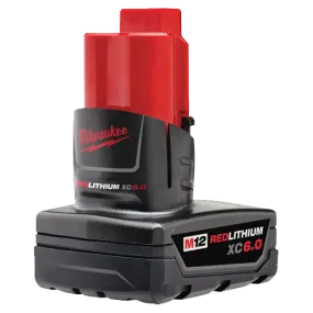 Battery Pack - Milwaukee M12™ REDLITHIUM™ XC6.0 Battery, 48-11-2460