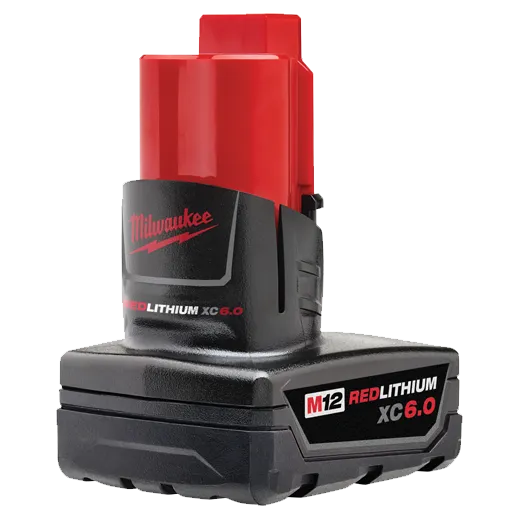 Battery Pack - Milwaukee M12™ REDLITHIUM™ XC6.0 Battery, 48-11-2460