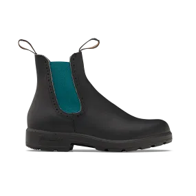 Blundstone 2320 - Original Women's High Top Black with Green Elastic