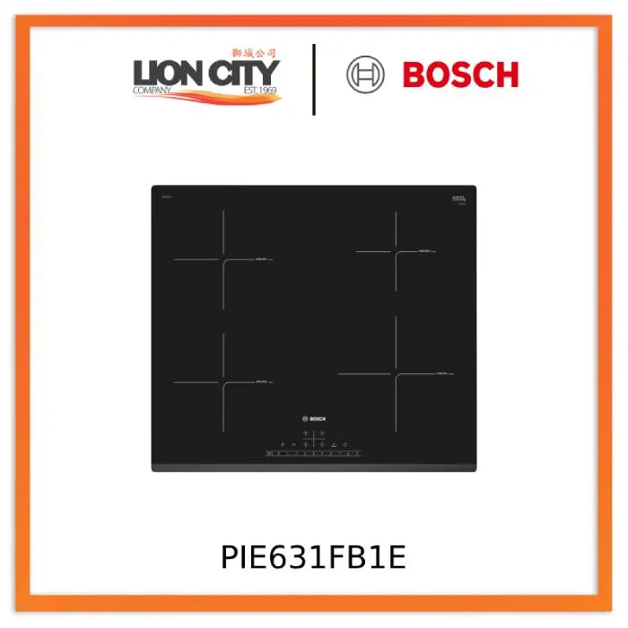 Bosch PIE631FB1E Glass Ceramic Built-in Induction Hob