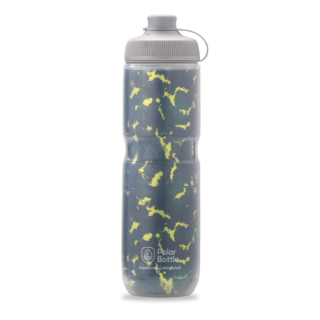 Breakaway® Muck Insulated Cyclist Mountain Bikers Water Bottle 24 oz by Polar Bottle Made in USA