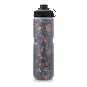 Breakaway® Muck Insulated Water Bottle 24 oz Shatter Charcoal/Copper by Polar Bottle Made in USA