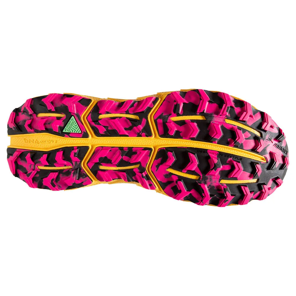 Brooks Cascadia 17 (Womens) - Diva Pink/Black/Lemon Chrome