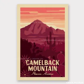 Camelback Mountain Arizona - 12x18 Travel Print