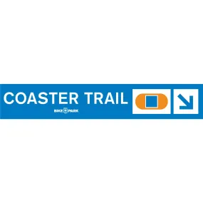 Coaster Mountain Bike Trail Sign