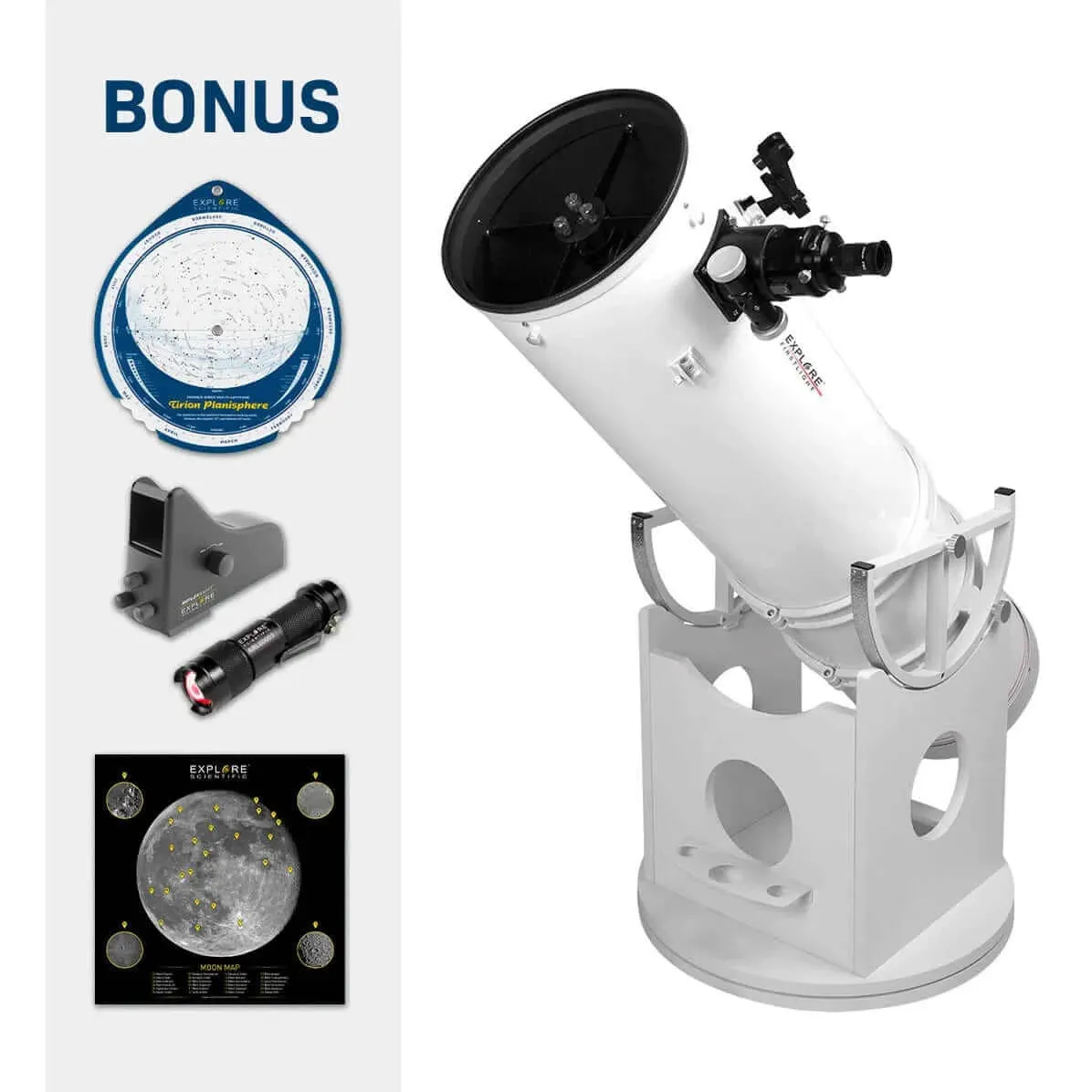 Explore FirstLight 8" f/6 Dobsonian Telescope Package