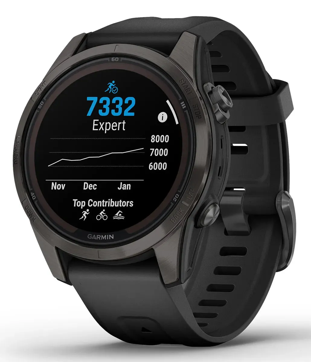 Fēnix® 7S Pro Sapphire Solar Edition - Carbon