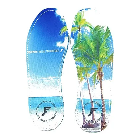 Footprint Insole Technology Beach Hi Profile King Foam Flat Insoles