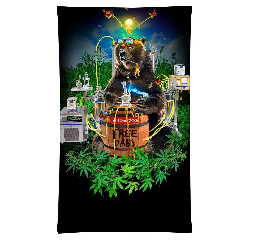 Free Dabs Bear Face Gaiter