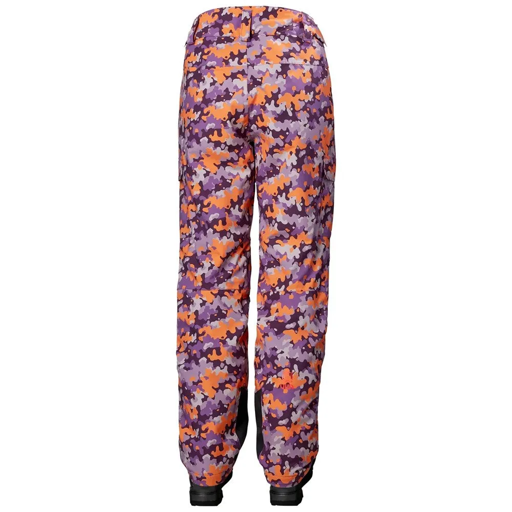 Helly Hansen Switch Cargo Insulated Women's Snow Pants - Crushed Grape Camo