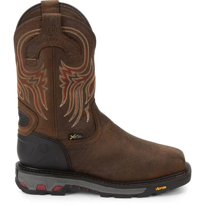 Justin Men's Steel Toe WP Driscoll Western Boot Style WK2112