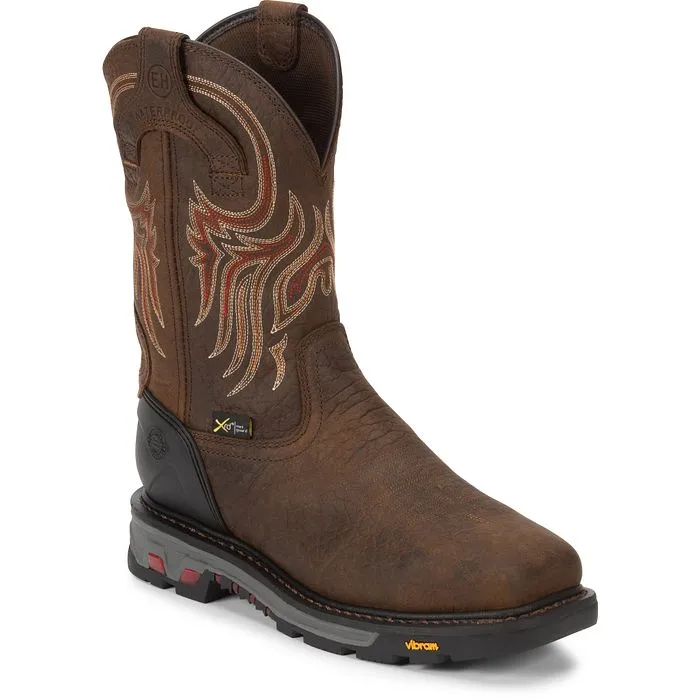 Justin Men's Steel Toe WP Driscoll Western Boot Style WK2112