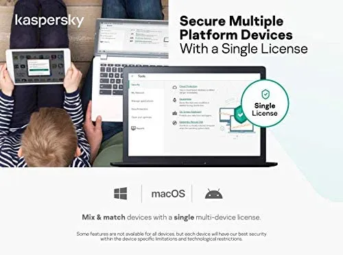 Kaspersky Internet Security 2021, 1 Device, 1 Year, Antivirus and Secure VPN Included, PC/Mac/Android, Activation Code by Post