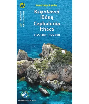 Kefalonia and Ithaca Walking Map [9.3]