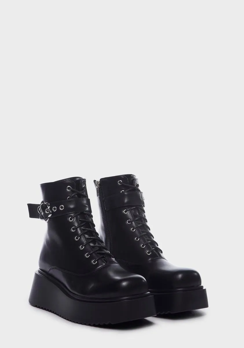 Listen To Me Platform Boots