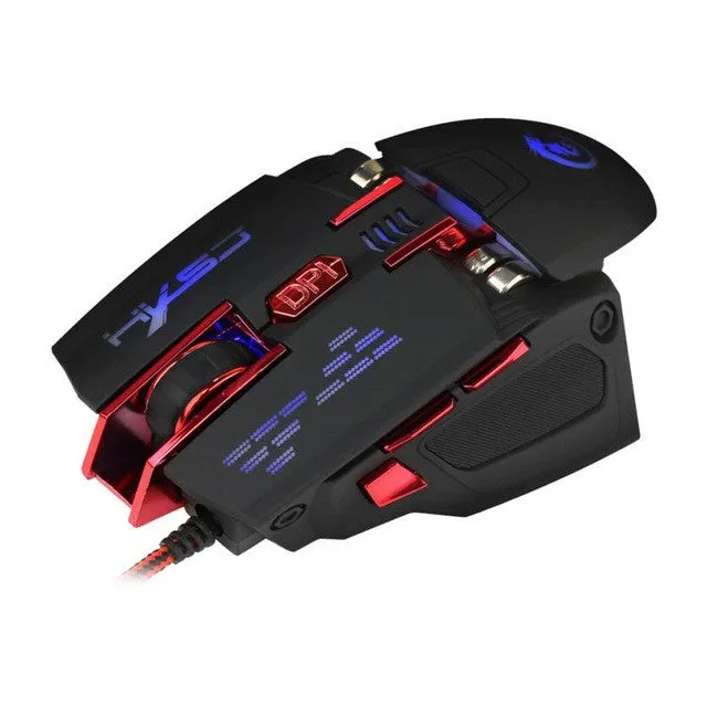 Malloom 2017 Christmas Gift Gaming Mouse 7D Buttons 4000DPI Optical Wired Gaming Mechanical Mouse For Tablet Laptop PC