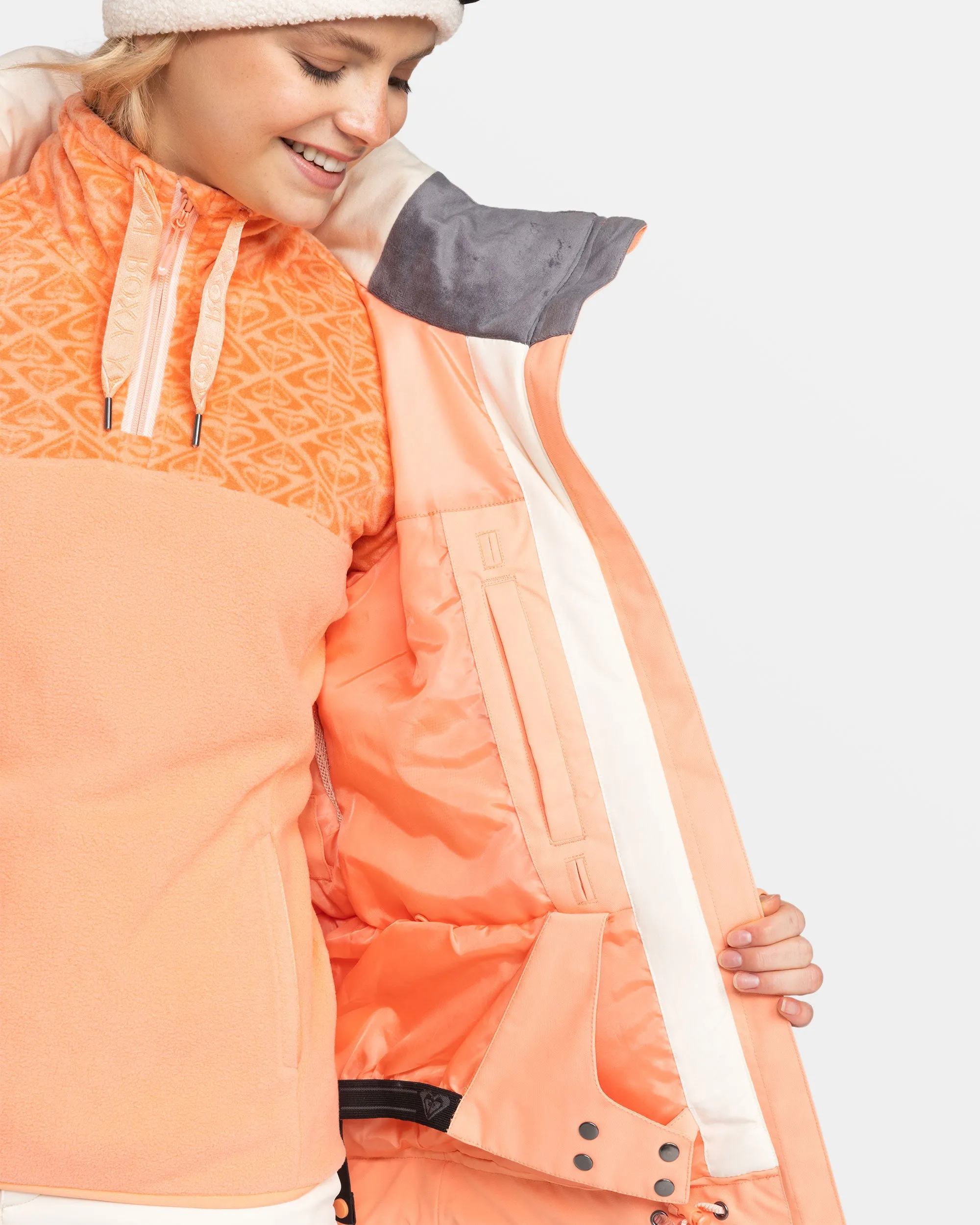 Meade Snow Jacket - Peach Pink