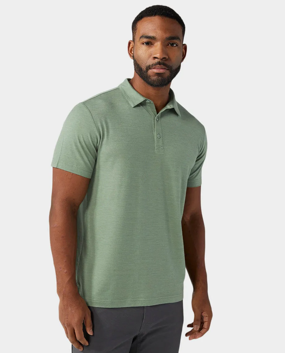 Men's Alpin Lightweight Merino Polo SS