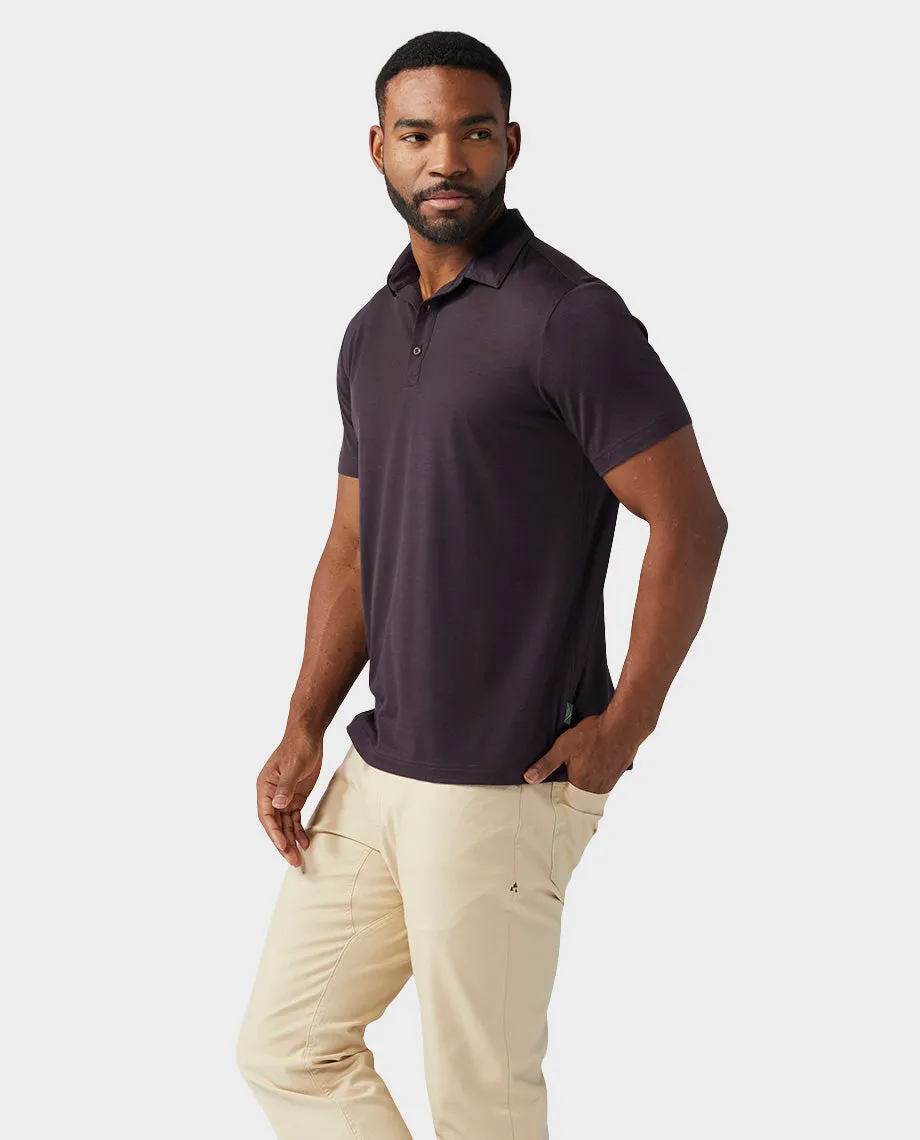 Men's Alpin Lightweight Merino Polo SS