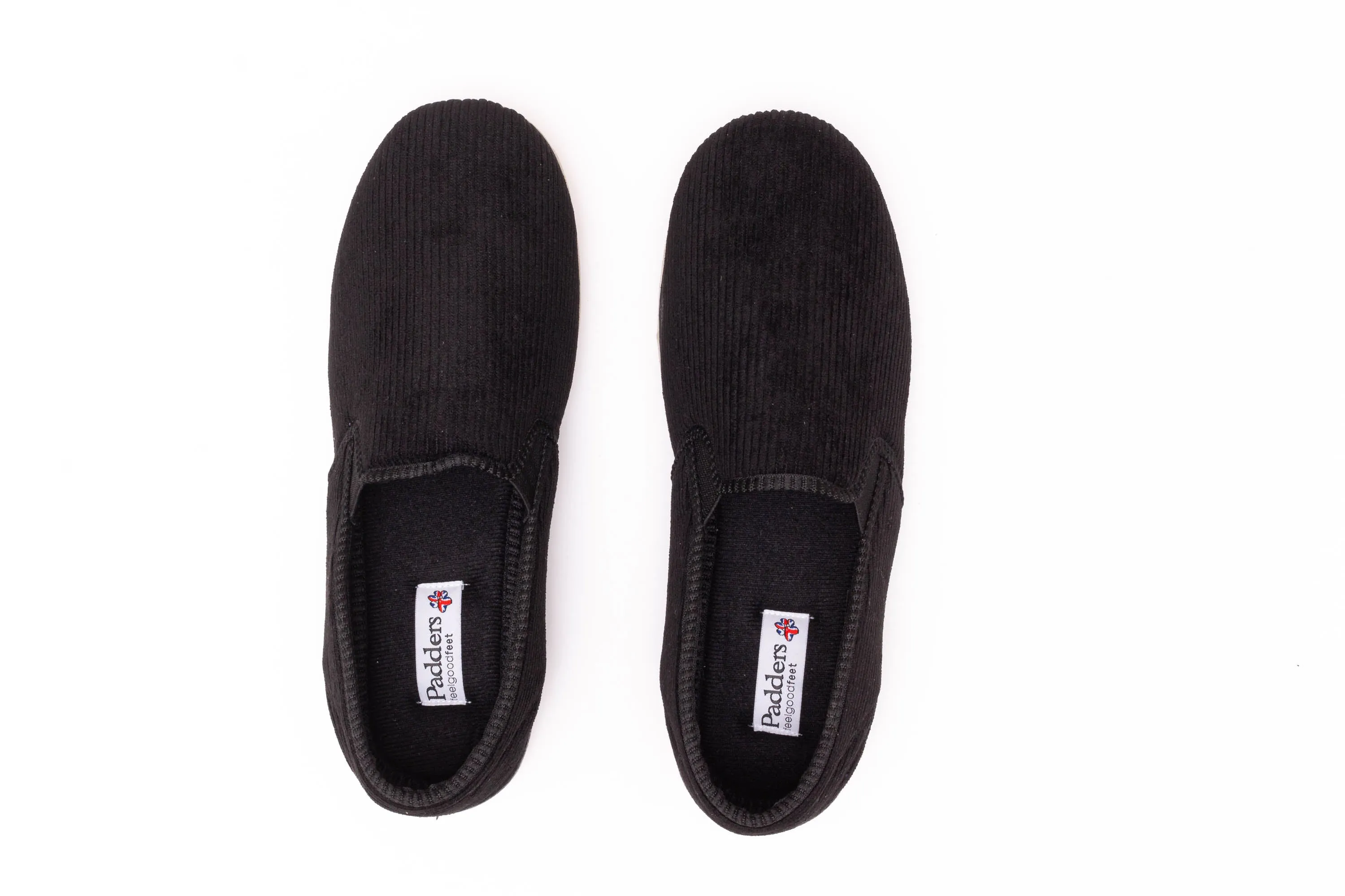 Mens Wide Fit Padders Albert Slip On Slippers