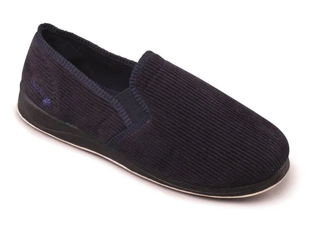 Mens Wide Fit Padders Albert Slip On Slippers