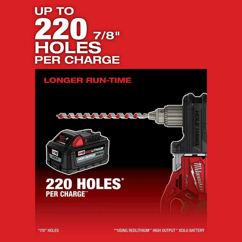 Milwaukee 2807-20 M18 FUEL 18V 12" HOLE HAWG Right Angle Drill -Bare Tool