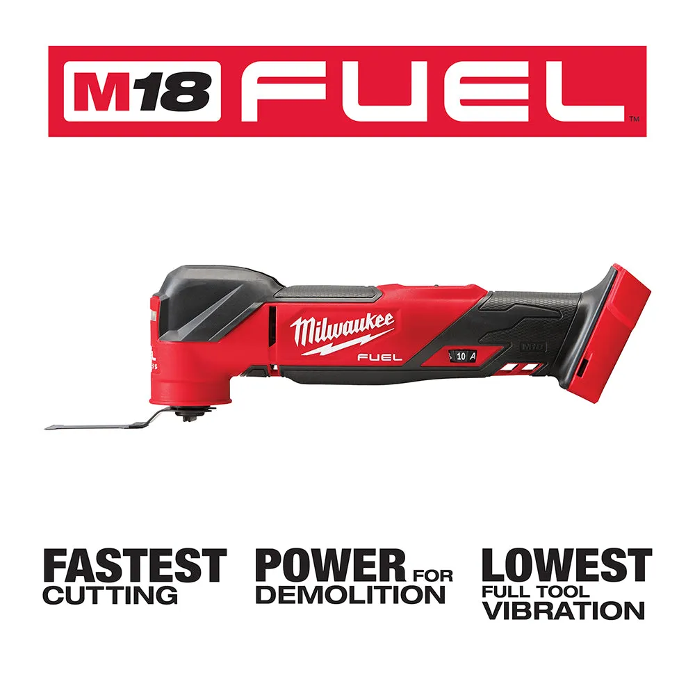 Milwaukee 2836-20 M18 FUEL 18V Cordless Li-Ion Oscillating Multi-Tool -Bare Tool