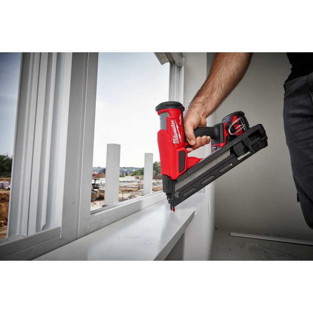 Milwaukee 2839-20 M18 FUEL Ergonomic Cordless 15 Gauge Finish Nailer - Bare Tool