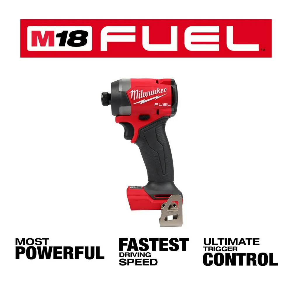 Milwaukee 2953-80 M18 FUEL 18V 1/4" Hex Li-Ion Impact Driver -Bare Tool - Recon