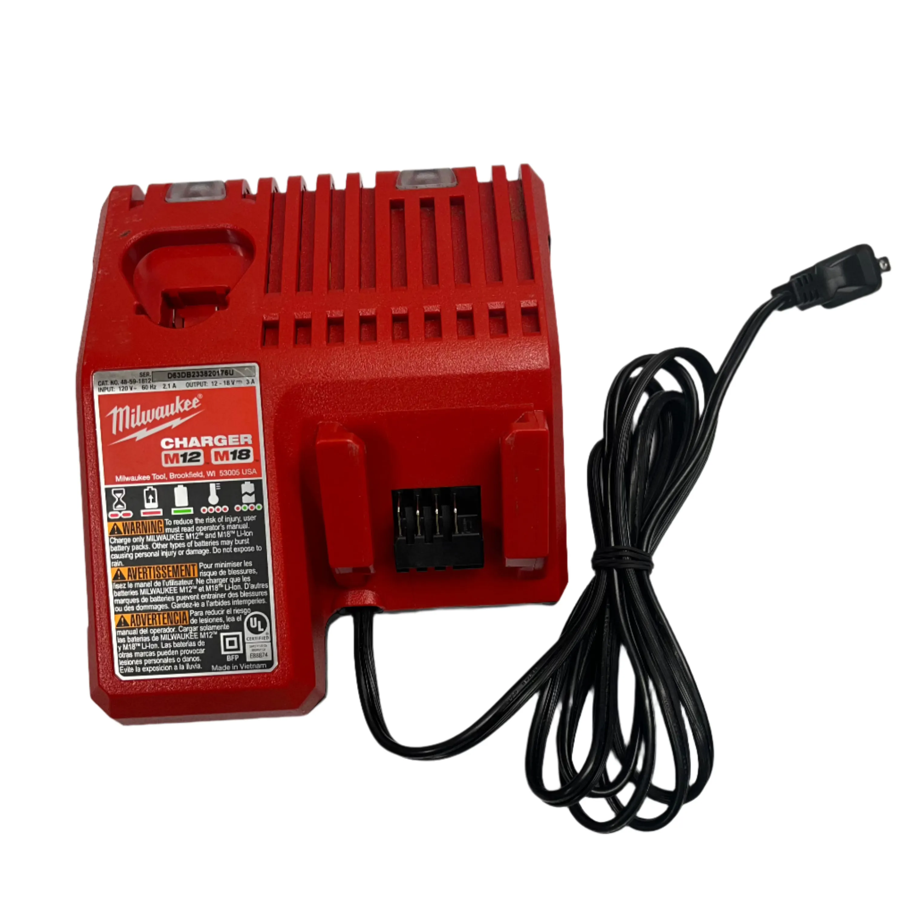 Milwaukee M18 Battery w/Smart Charger