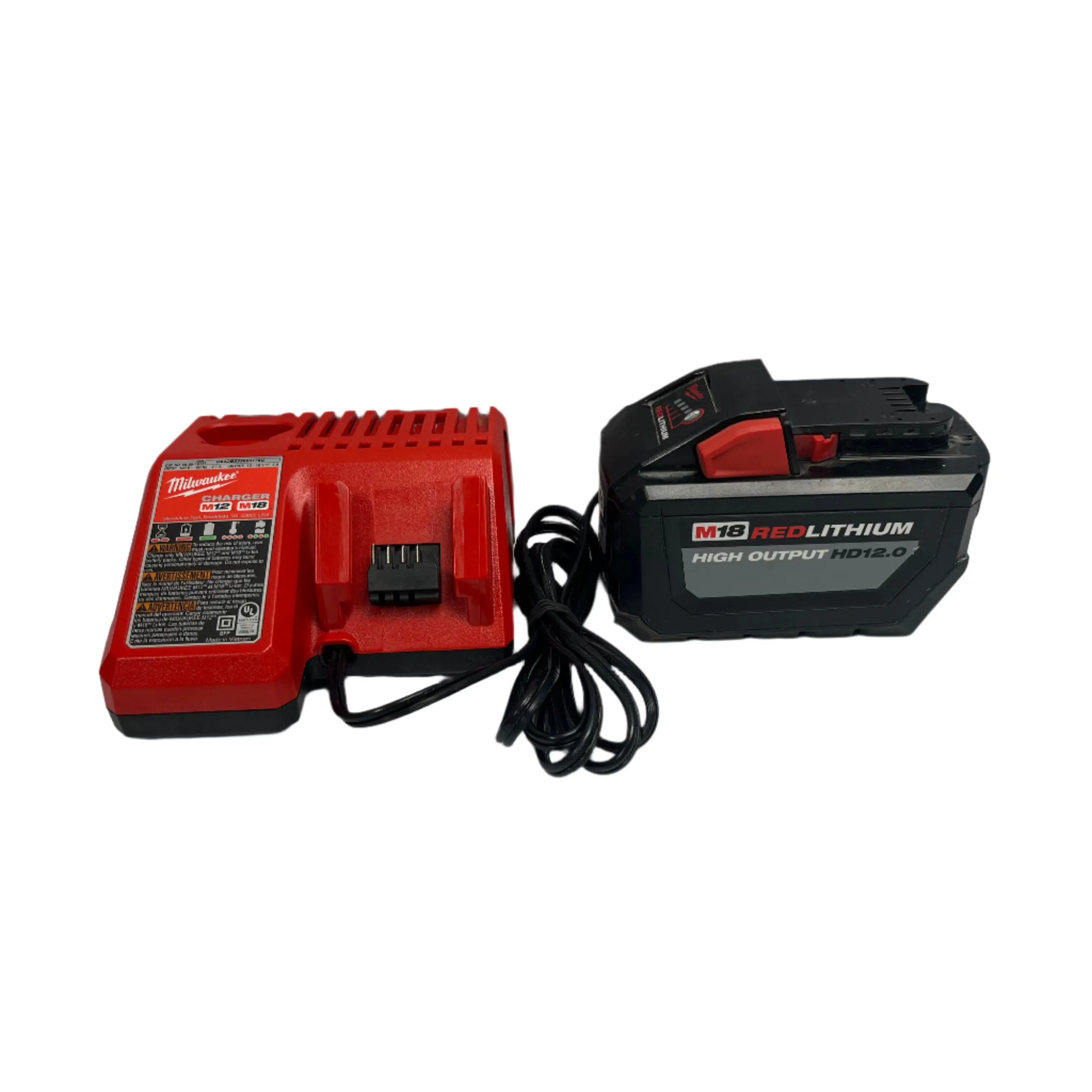 Milwaukee M18 Battery w/Smart Charger