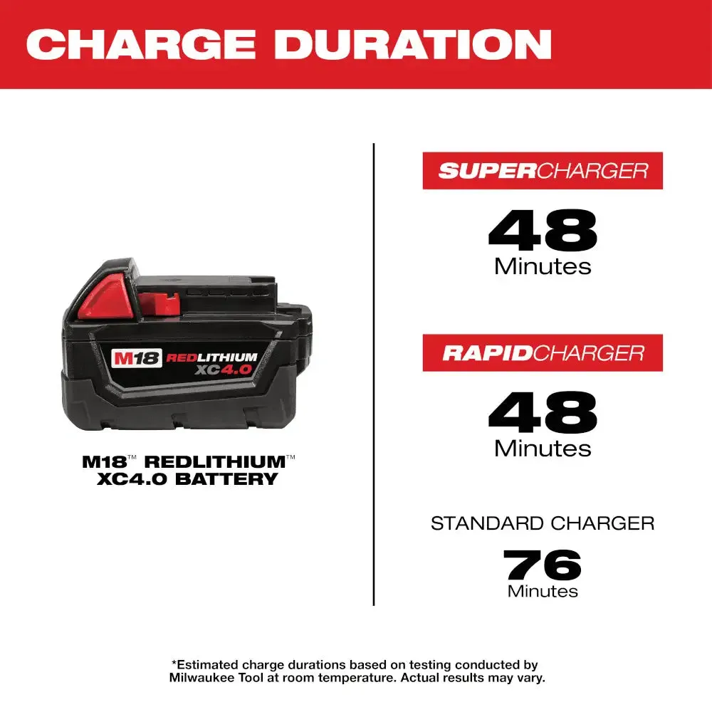 Milwaukee M18 REDLITHIUM XC4.0 Extended Capacity Battery Pack