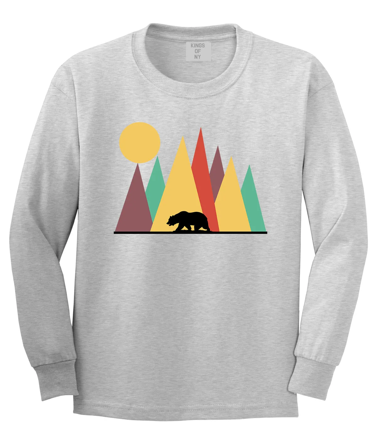 Mountain Bear Outdoor Mens Long Sleeve T-Shirt