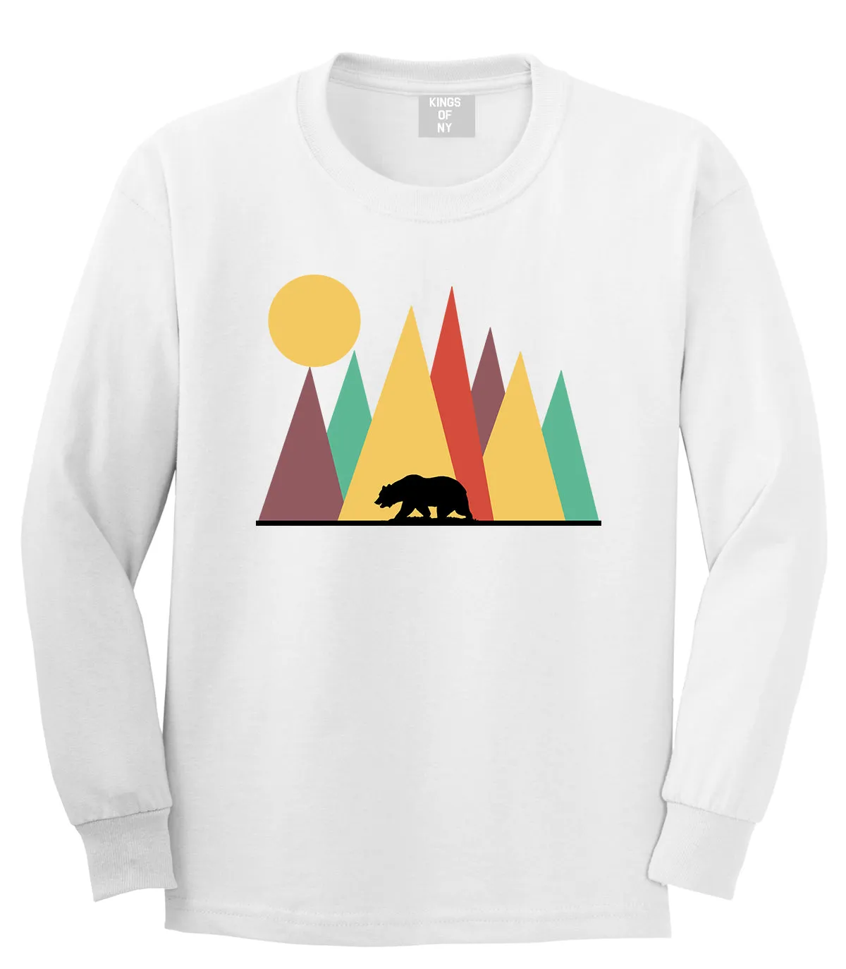 Mountain Bear Outdoor Mens Long Sleeve T-Shirt