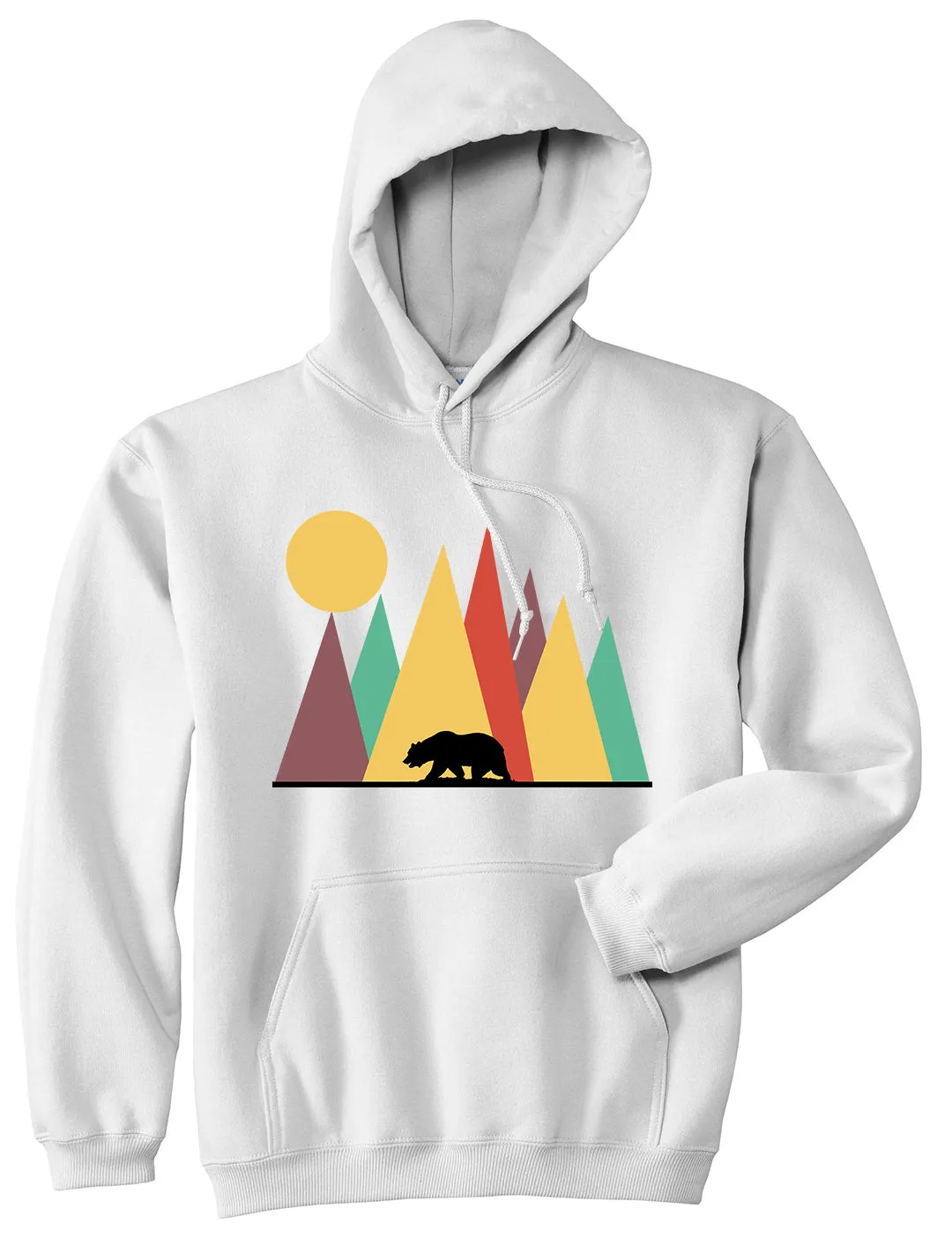 Mountain Bear Outdoor Mens Pullover Hoodie