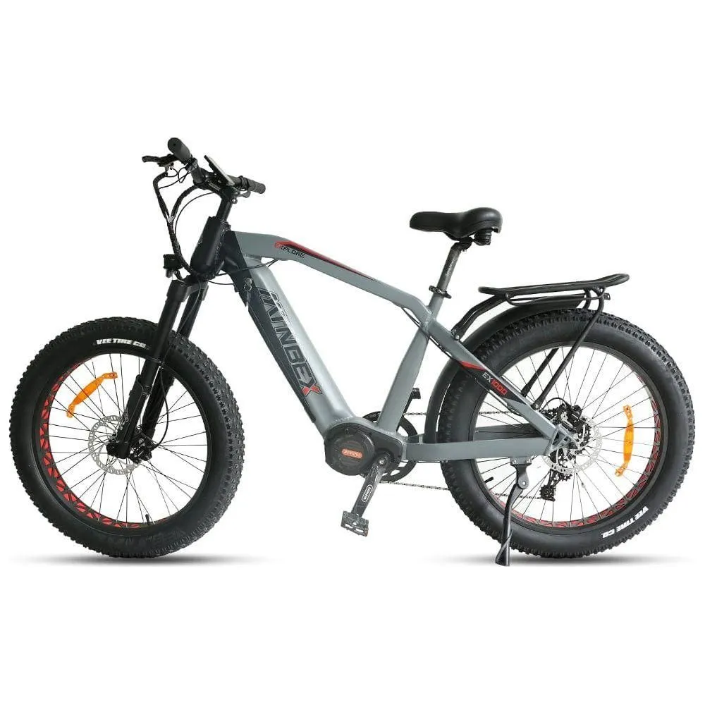 MTNBEX EXPLORE- EX1000 Mid-Drive, Fat Tire, E-Bike  - 750 Watt / 1000 Watt, 48V