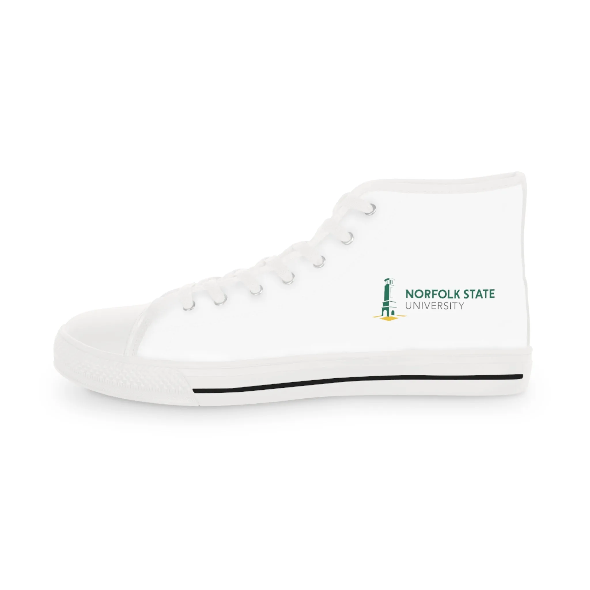 Norfolk State Men's High Top Sneakers