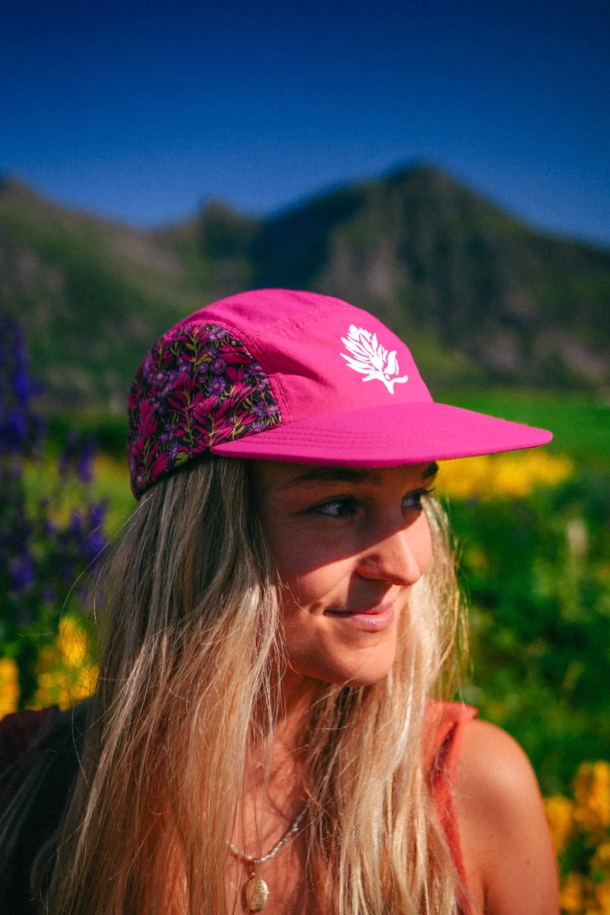 Paintbrush   Asters // 5 Panel Hat